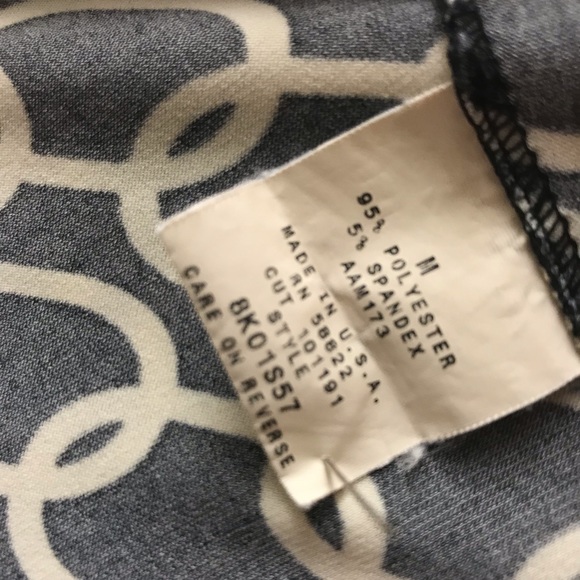 Studio M Wrinkle Free Black & White Dress - Picture 5 of 6